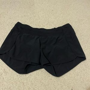 Lululemon speed ups 4 inseam black size 12